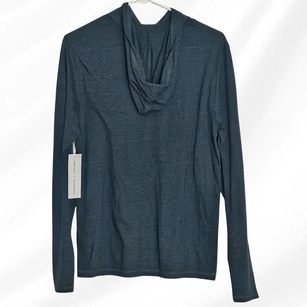 2/$30 Threads 4 Thought Long Sleeve Hooded Shirt Size S NWT - Picture 3 of 6